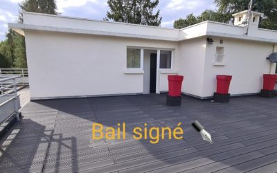 Bail signé – VERT LE PETIT – F2 avec terrasse privative