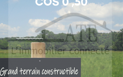 Terrain constructible – VERT LE PETIT – 558 m2